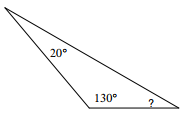给定两个角度求三角形的角度在线测验 7.4
