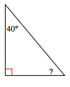 给定两个角度求三角形的角度在线测验 7.6