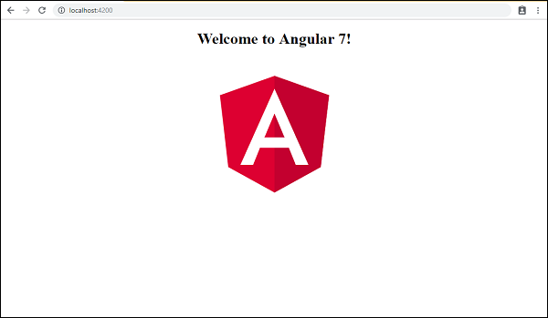 欢迎使用 Angular7