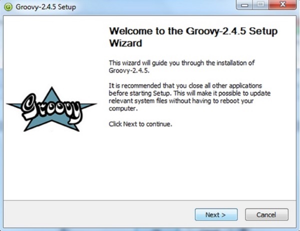 Groovy 2.4.5 设置