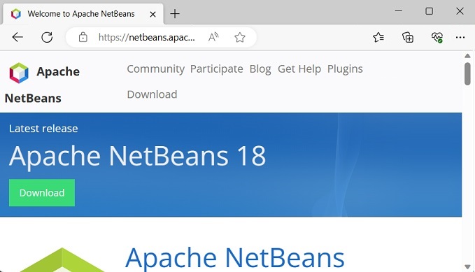 NetBeans 下载页面