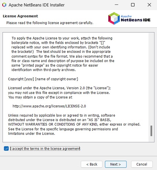 NetBeans 许可协议