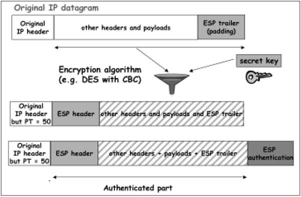 传输模式 加密 认证