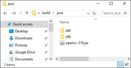 OpenCV Jar 文件