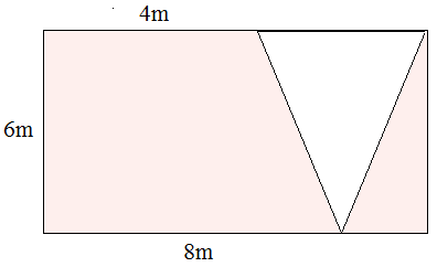 包含矩形和三角形的面积示例1