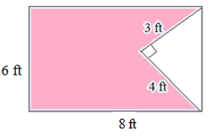 涉及矩形和三角形的面积 Quiz9