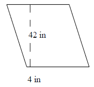 平行四边形的面积 测验 2
