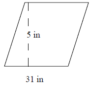 平行四边形的面积 测验 6