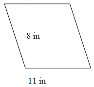 平行四边形的面积 测验 9