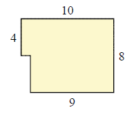 分段矩形图形的面积 示例 2
