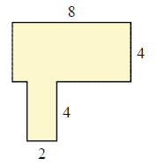 分段矩形图形的面积 测验 2