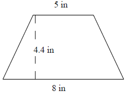 梯形的面积在线测验9