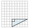 求网格上直角三角形的面积 示例 1