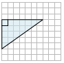 求网格上直角三角形的面积 测验 1