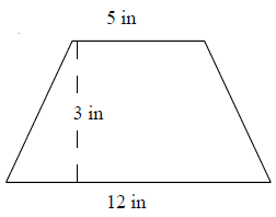 使用三角形和矩形求网格上梯形的面积 测验 2
