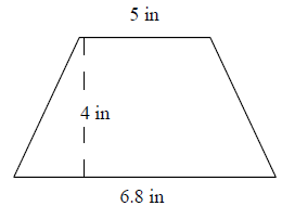 使用三角形和矩形求网格上梯形的面积 测验 6