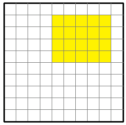 求坐标平面中矩形的周长或面积 示例 1