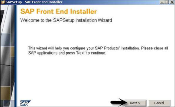 SAP 前端安装程序