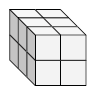由单位立方体组成的长方体的表面积 测验 1