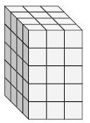 由单位立方体组成的长方体的表面积 Quiz10