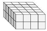 由单位立方体组成的长方体的表面积 Quiz6