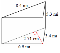 三棱柱的表面积测验5