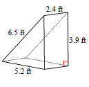 三棱柱的表面积测验6