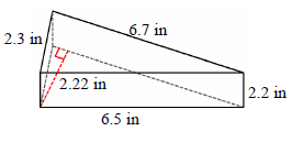 三棱柱的表面积测验7