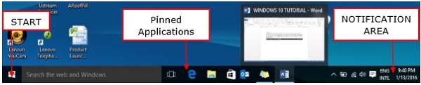 Windows 10 任务栏